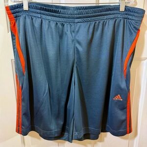 Adidas Andy Murray Barricade Men's Tennis Shorts Gray / Orange Size L XL